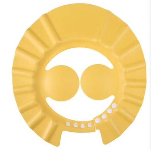 UB Palarie tip aparatoare pentru ochi si urechi pentru spalat pe cap si protectie solara pentru bebelusi GALBENA